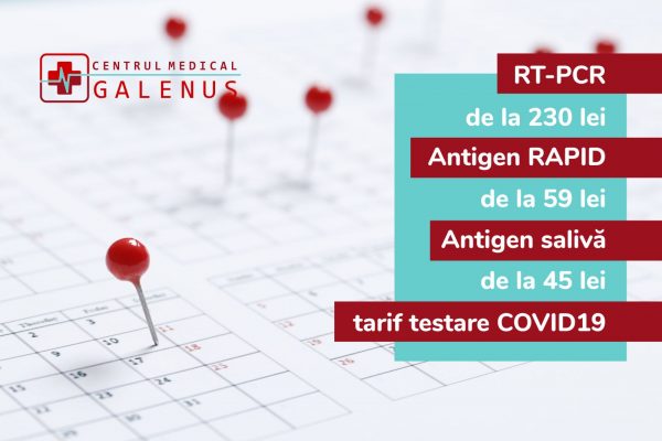 Testarea COVID-19 la Tg. Mureș, prin Centrul Medical GALENUS